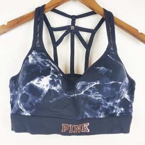 Pink Victoria's Secret Ultimate Strappy Sports Bra